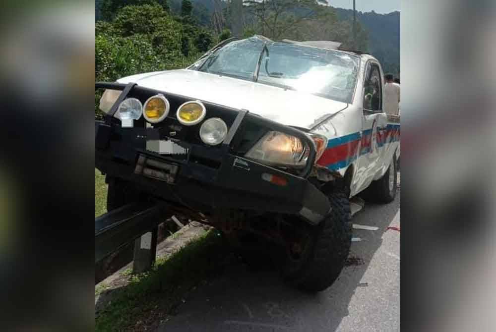 pacuan empat roda milik Jabatan Kemajuan Orang Asli (Jakoa) terbabit dalam kemalangan 