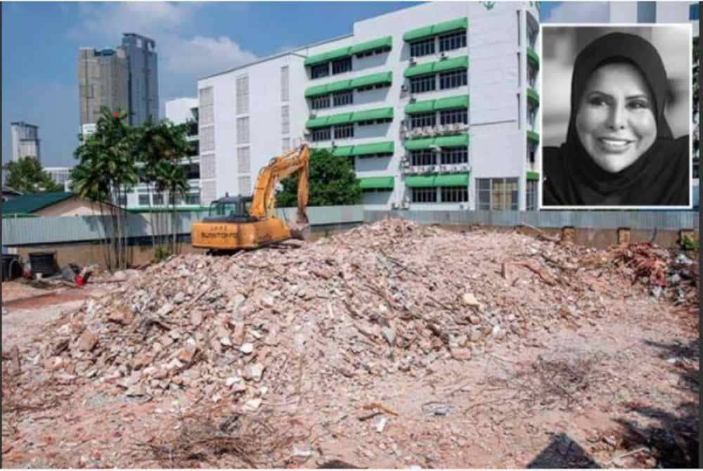 Rumah Allahyarham Datuk Sharifah Aini (gambar kecil) sudah dijual dan dirobohkan tanpa ada sebarang usaha daripada kerajaan untuk memelihara tinggalan Biduanita Negara itu. Gambar Awani