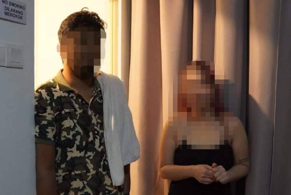 Warganegara asing yang ditahan tidak memiliki sebarang dokumen perjalanan atau pas yang sah untuk berada di negara ini. Foto JIM