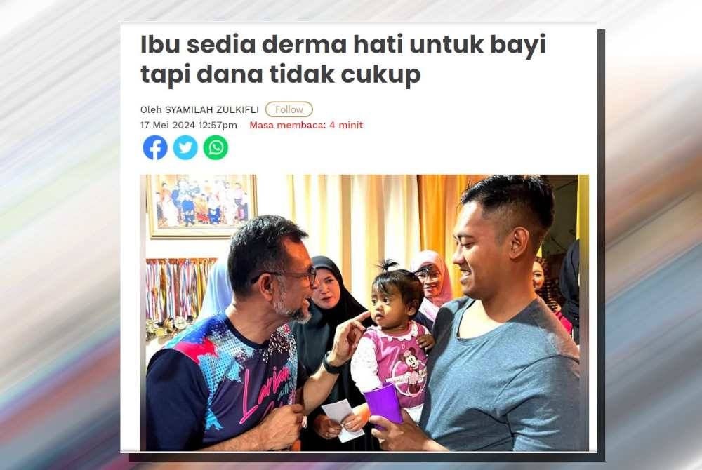 Laporan Sinar Harian pada 17 Mei lalu.