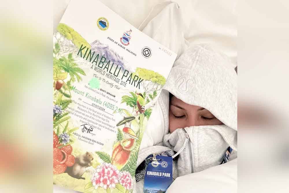 Sherry secara berseloroh menyifatkan pendakian ke Akinabalu sebagai yang pertama dan terakhir selepas melalui pengalaman yang menguji ketahanan mental dan fizikalnya.