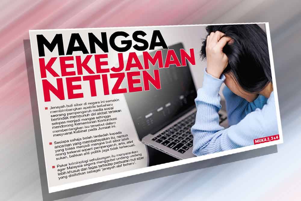 Muka depan Sinar Harian pada Selasa.