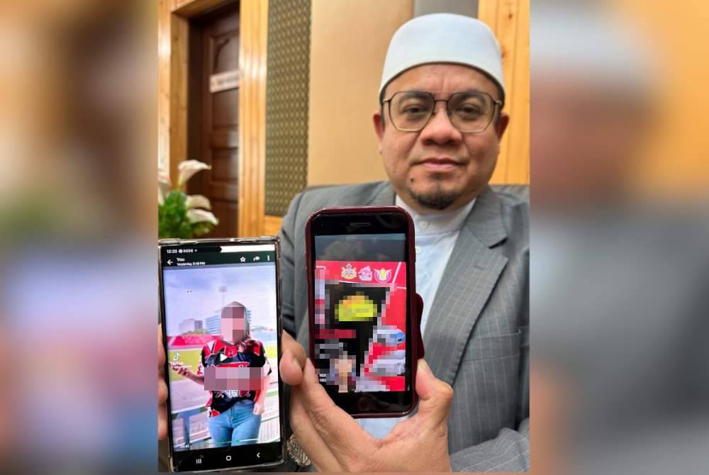 Hilmi menunjukkan poster menggunakan logo kerajaan Kelantan dan TMK tanpa kebenaran.