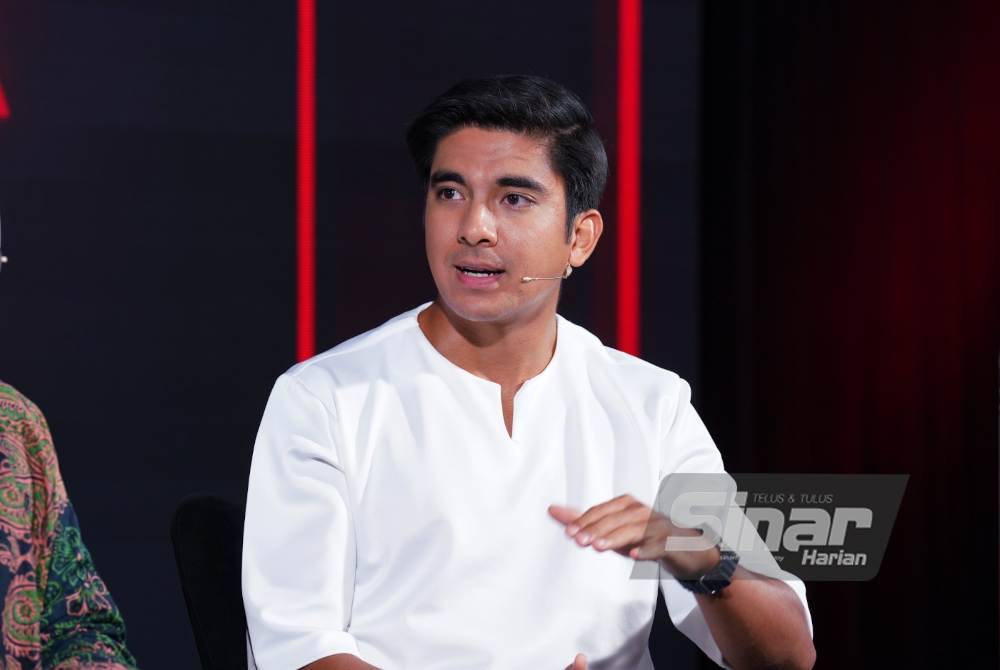Syed Saddiq ketika Wacana Sinar edisi 447 bertajuk “Nak Peruntukan Kena Lari?” yang berlangsung di Kompleks Kumpulan Karangkraf pada Rabu. Foto SINAR HARIAN / MOHD HALIM ABDUL WAHID