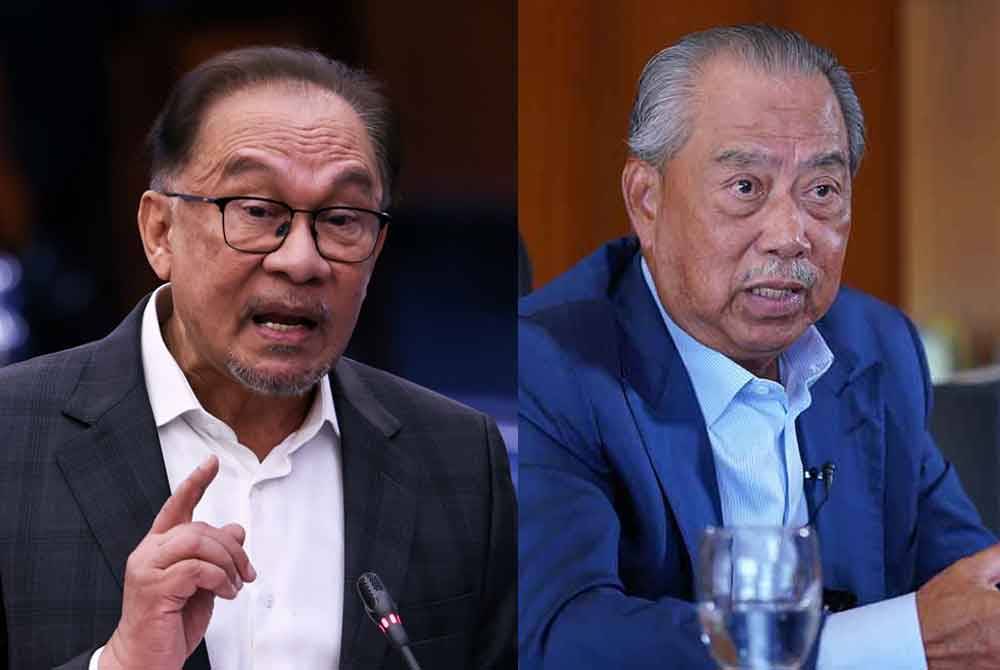 Anwar (kiri), Muhyiddin