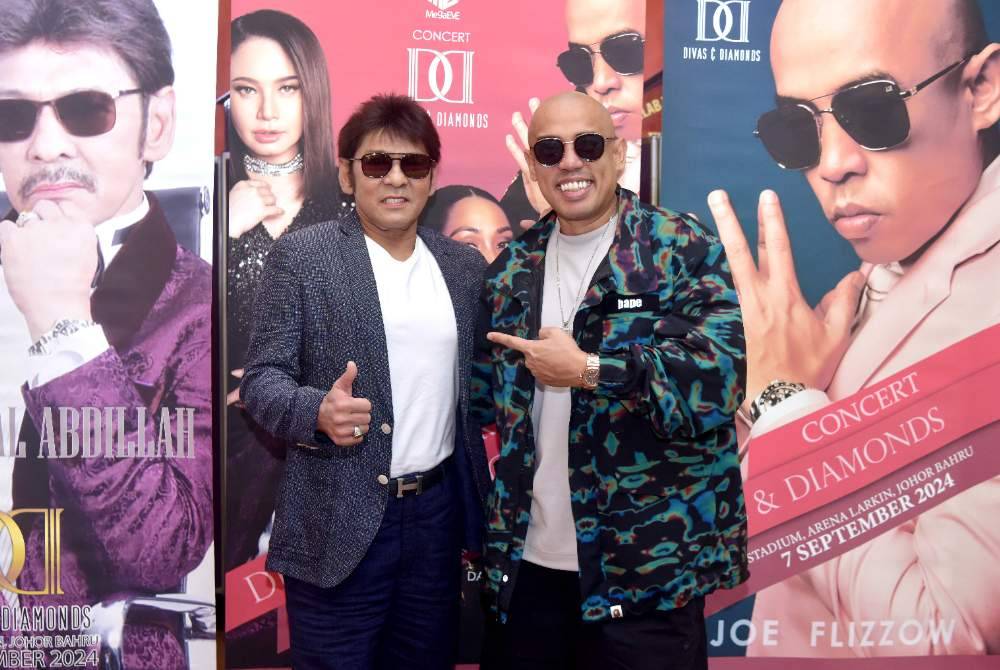 Joe Flizzow bersama Jamal Abdillah.