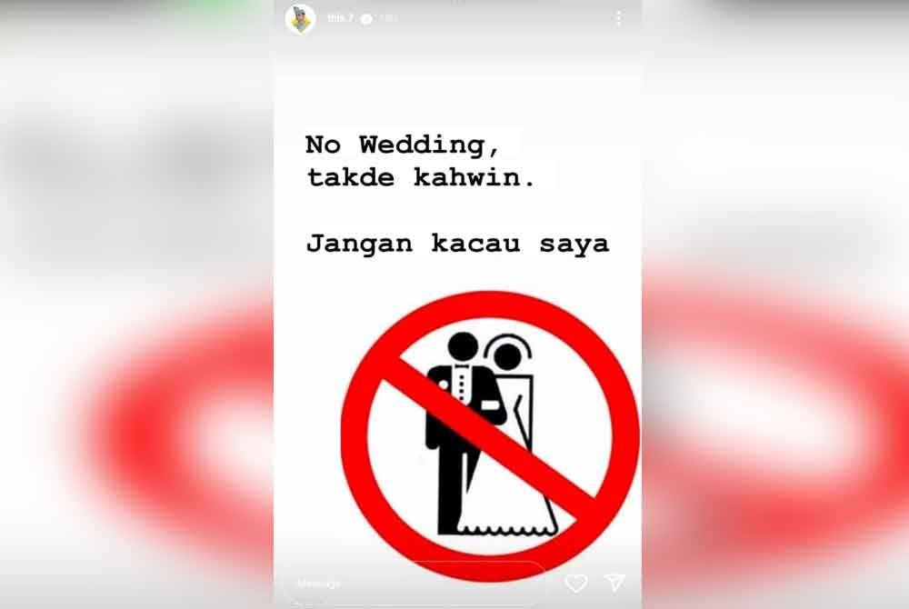 Tangkap layar hantaran Tengku Hassanal yang dimuat naik pada Khamis.