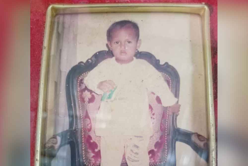 Gambar Muhammad Syafiq ketika kecil.