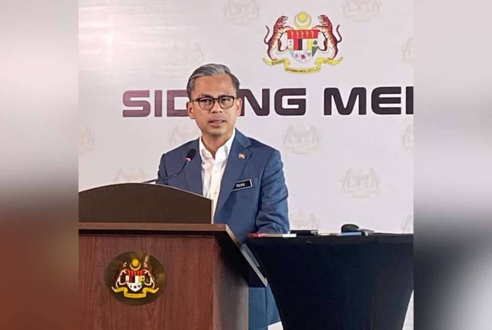 Fahmi pada sidang akhbar di Kementerian Komunikasi di sini pada Jumaat.