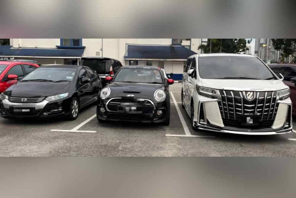 Kenderaan yang berjaya dirampas.