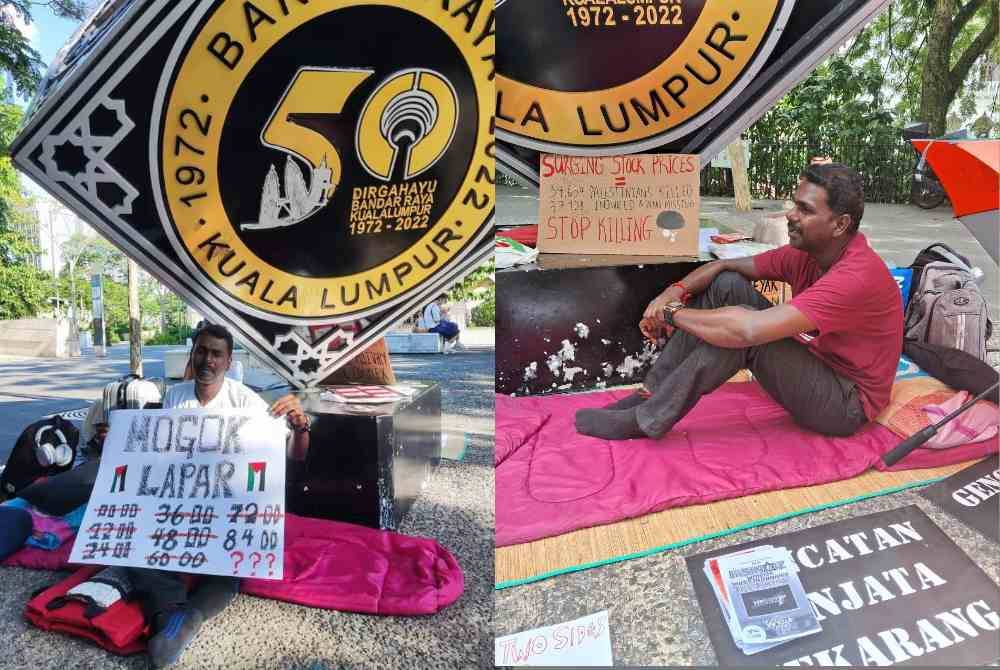 Seorang aktivis berbangsa India, Mythreyar telah melakukan mogok lapar melebihi 100 jam di hadapan Parlimen sejak Rabu lalu.