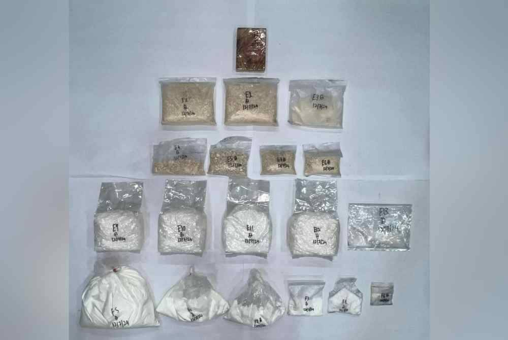 Dalam operasi tersebut, jumlah keseluruhan dadah yang dirampas bernilai RM178,500.