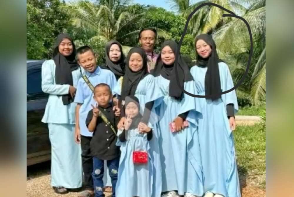 Ahli keluarga menharapkan Fatin (kanan) 'pulang' untuk dikebumikan bersama ahli keluarga lain.