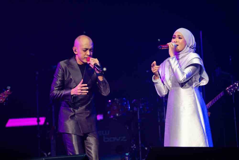 Kemunculan Siti Nordiana menjadi kejutan buat peminat. Foto @BRSTMODE