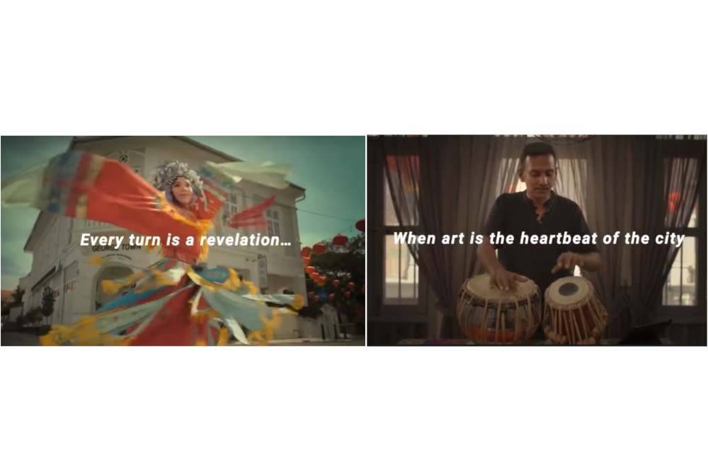 Tangkap layar klip video George Town Festival 2024 yang telah dipadamkan bagi mengelak salah faham berterusan dalam kalangan orang ramai.