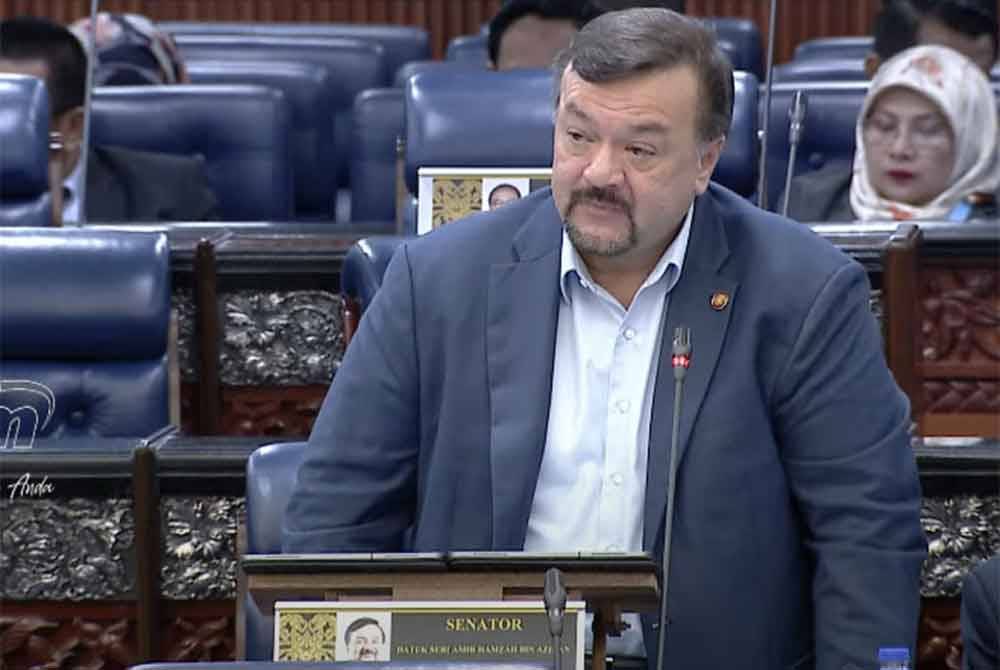 Amir Hamzah ketika sidang Dewan Rakyat pada Selasa.