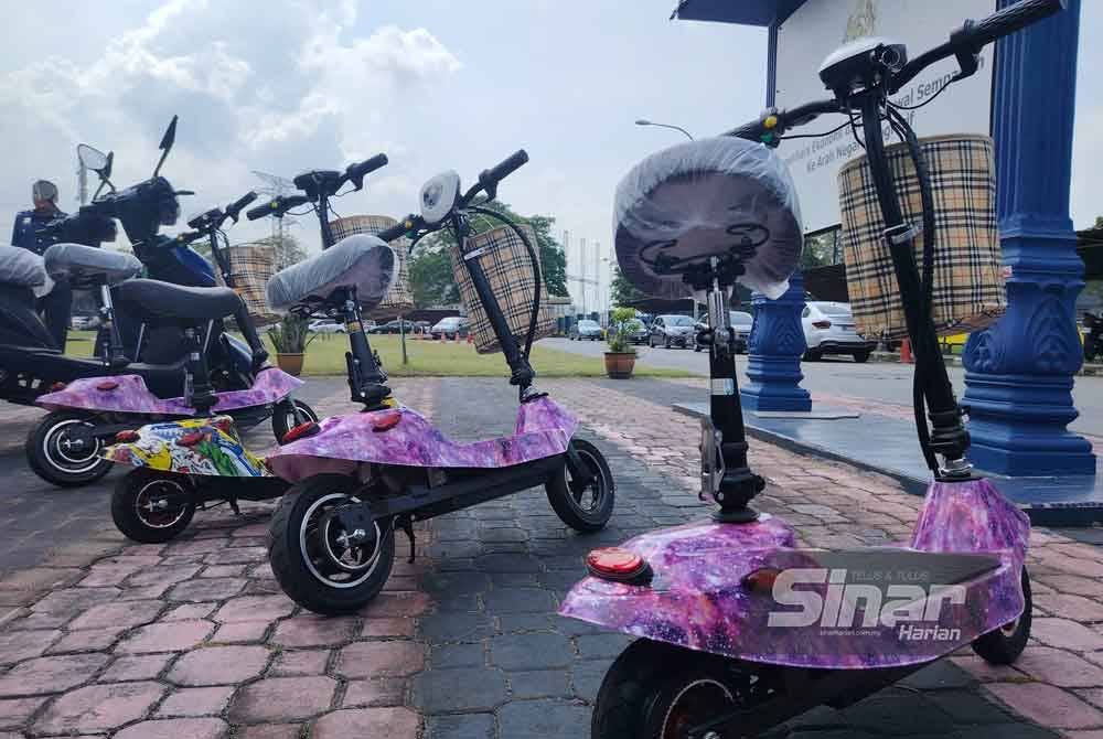 JKDM merampas 79 e-bike hasil pemeriksaan sebuah kontena di Pelabuhan Utara, Klang pada 3 Julai lalu.