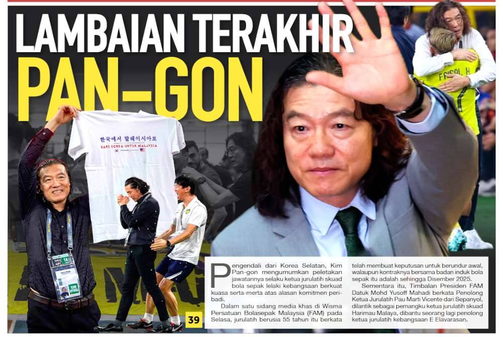 Laporan Sukan Sinar pada Selasa.