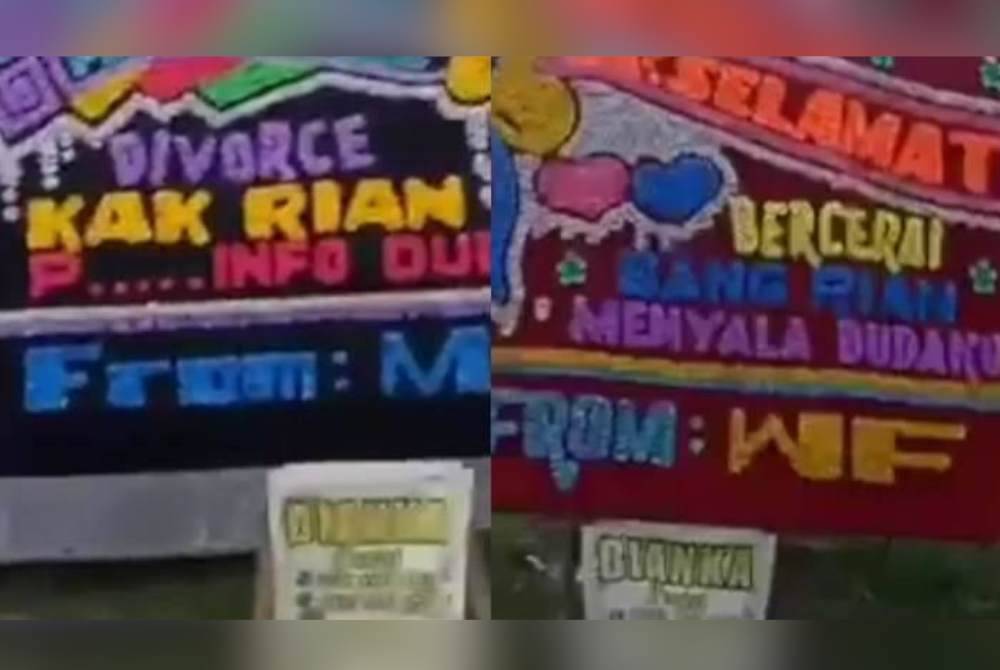 Rian turut menerima ucapan 'tahniah' selepas bercerai. Agensi