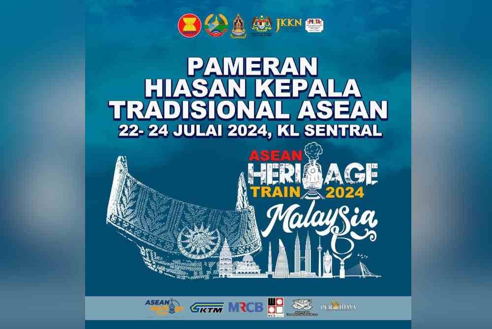 Pameran Hiasan Kepala Tradisional ASEAN akan berlangsung pada 22 Julai hingga 24 Julai ini di KL Sentral.