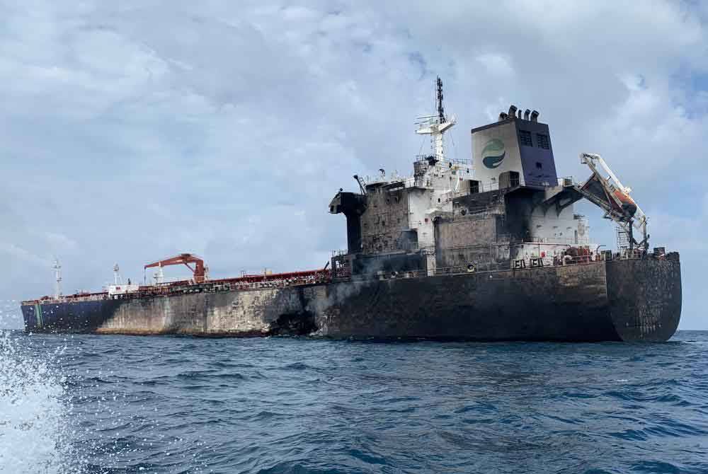 Kapal MT Hafnia Nile yang dilaporkan terbabit dalam insiden pelanggaran kapal di perairan Tanjung Balau.