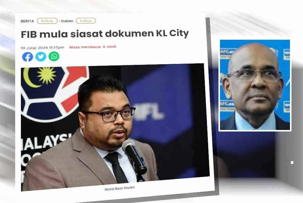 Laporan Sukan Sinar sebelum ini. Gambar kecil: Windsor