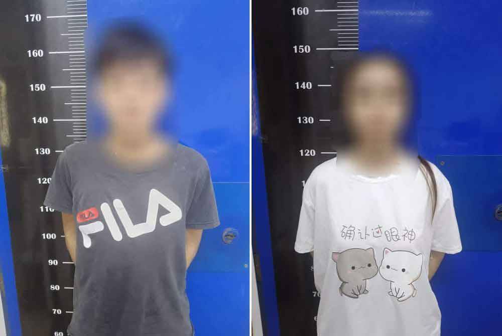 Suspek ditahan selepas disyaki mendera bayi lapan bulan sehingga koma di Pontian, pada Khamis. - Foto PDRM