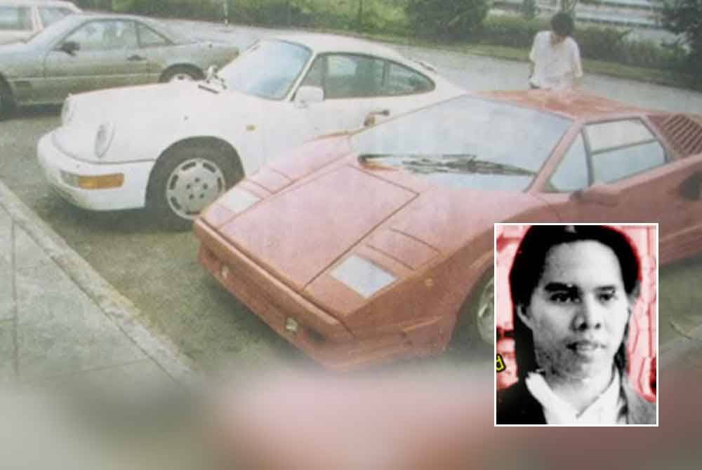 Antara kereta mewah yang dibeli Aman Shah. Gambar kecil: Aman Shah