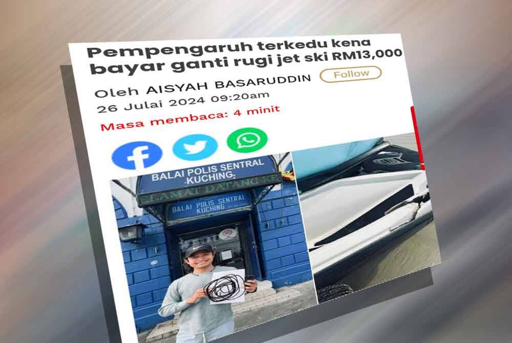 Laporan Sinar Harian pada Jumaat.