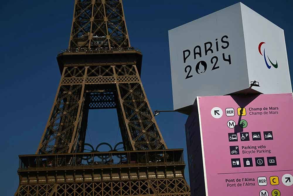 Seorang perenang Brazil dihantar pulang dari Sukan Olimpik Paris selepas melawat Menara Eiffel tanpa kebenaran. Foto AFP