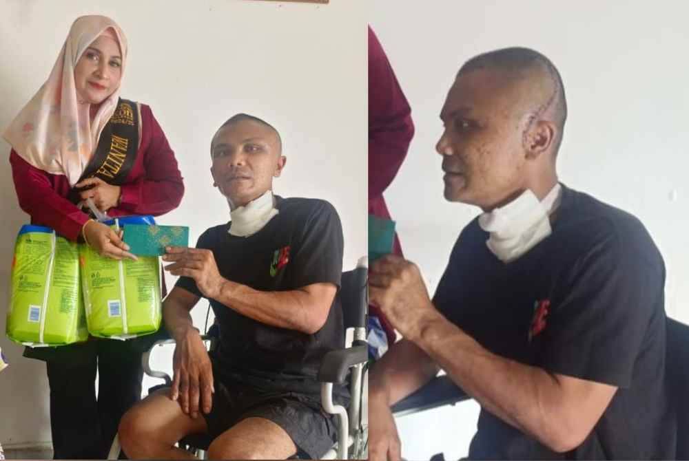 Mohd Ahzan menerima kunjungan daripada Wanita Ikon Johor merangkap Presiden Pertubuhan Permata Baiduri Malaysia, Faridah Hamzah di kediamannya. Akibat kejadian tersebut, Mohd Ahzan terpaksa menjalani beberapa pembedahan terutama di bahagian kepala termasuk bagi mengeluarkan tempurung kepala yang retak.