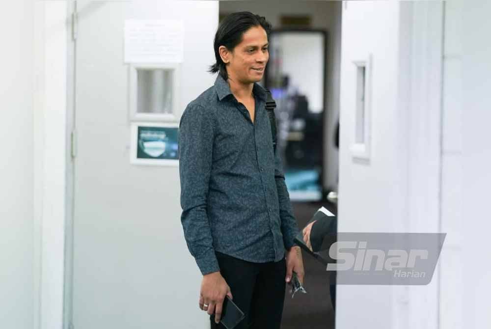 Cliff Umar atau nama sebenarnya, Abdullah Umar Joseph berkata penglibatannya dalam najis dadah berlaku tanpa dipengaruhi mana-mana pihak. Foto Sinar Harian-ROSLI TALIB