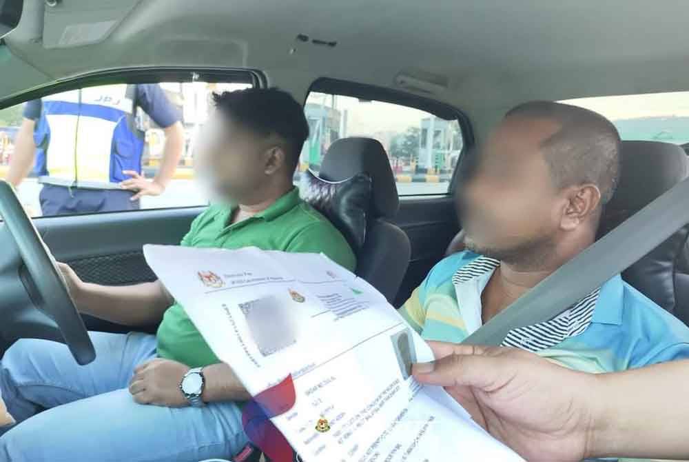 Antara warga asing yang ditahan. Foto JIM Johor