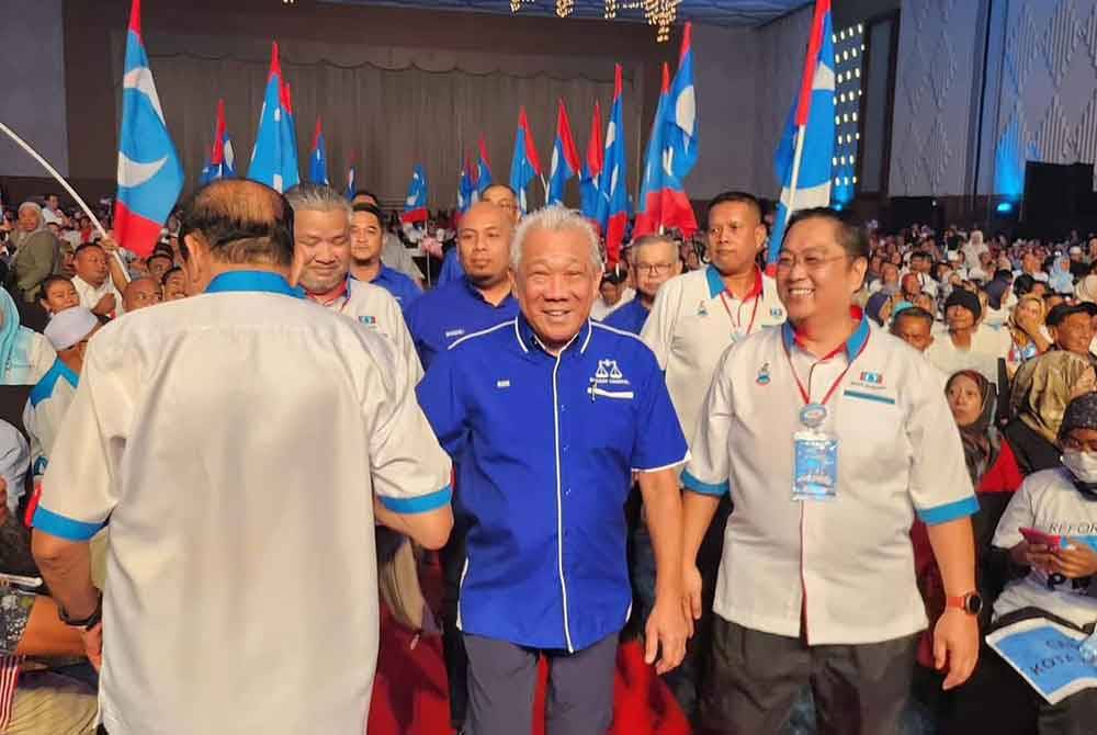 Bung Moktar ketika hadir pada Himpunan Perdana Rakyat anjuran PKR Sabah di SICC Kota Kinabalu.