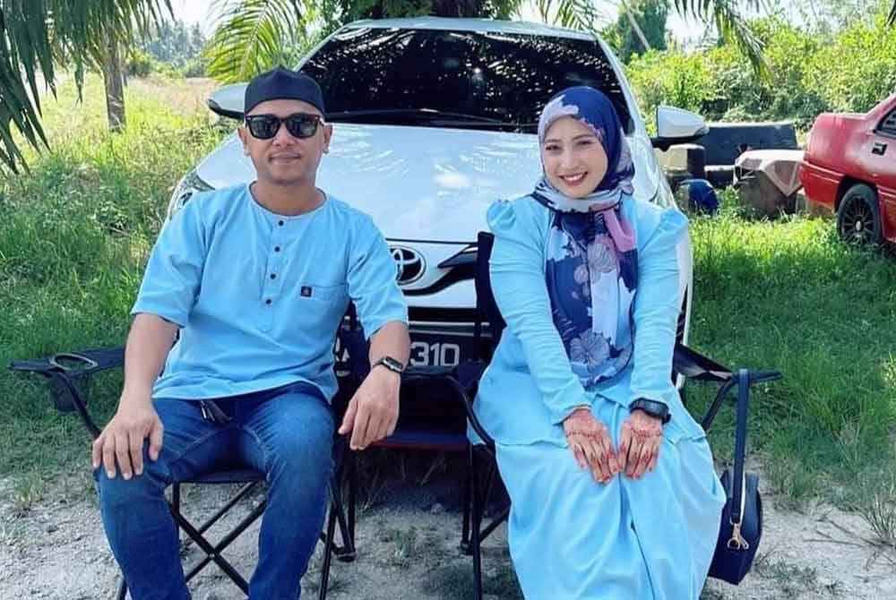 Allahyarham Muhammad Firdaus yang maut dalam tragedi letupan bilik enjin kapal di Bintulu, meninggalkan seorang isteri, Siti Rashidah.
