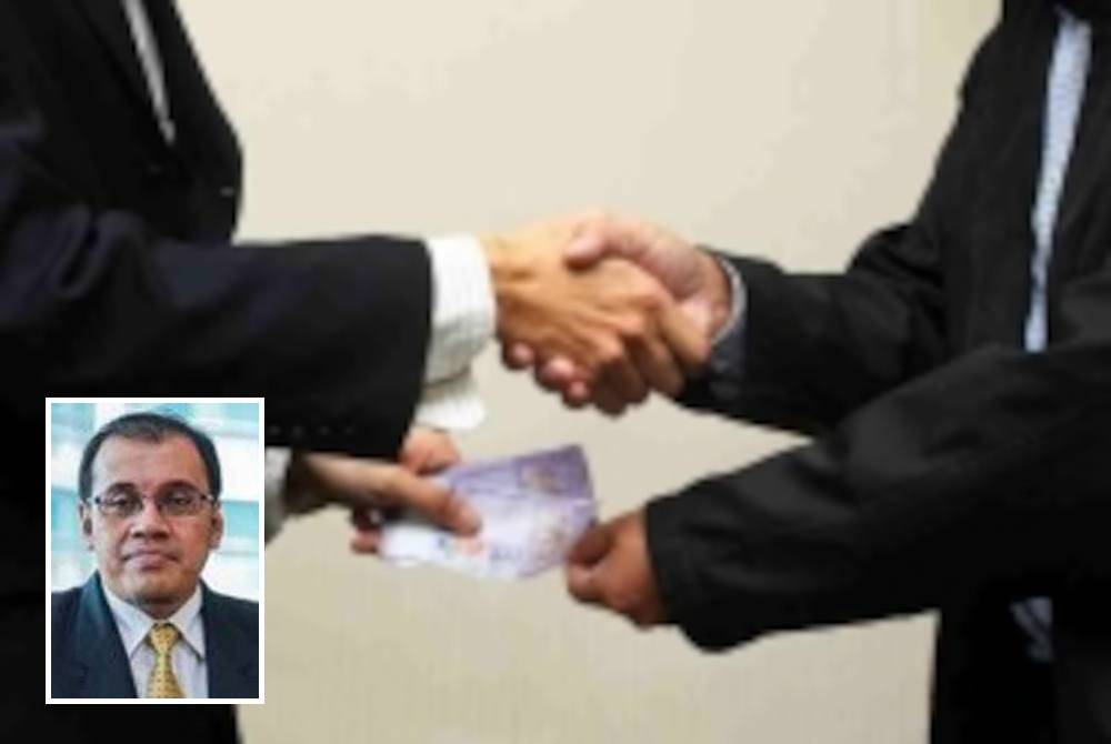 Pengambilan rasuah biasanya didorong atas sikap tamak dan mempunyai keinginan yang tinggi untuk mengejar kemewahan dari jalan salah. Gambar kecil: Zainal Adnan Abdul Halim