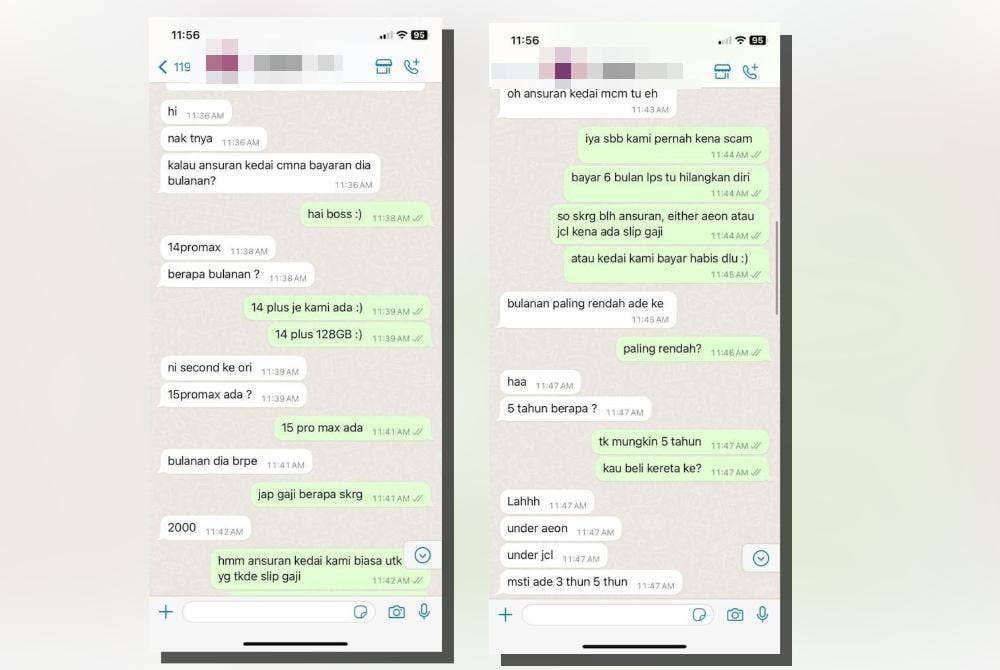 Hantaran yang dimuat naik di Facebook pada Isnin.