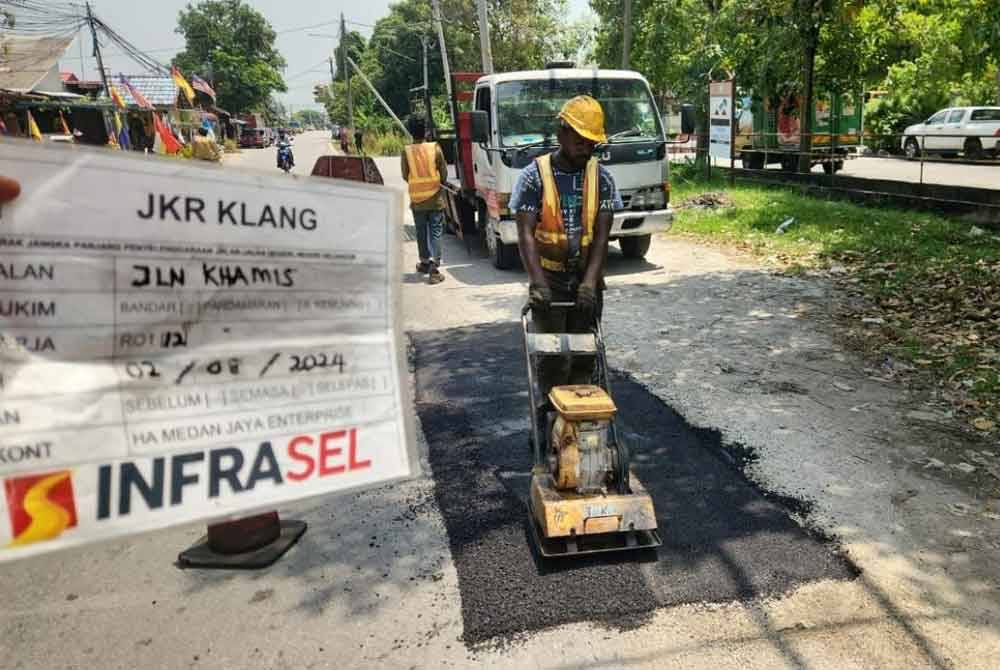 Infrasel diberi tanggungjawab menyenggara jalan negeri seliaan JKR Selangor.