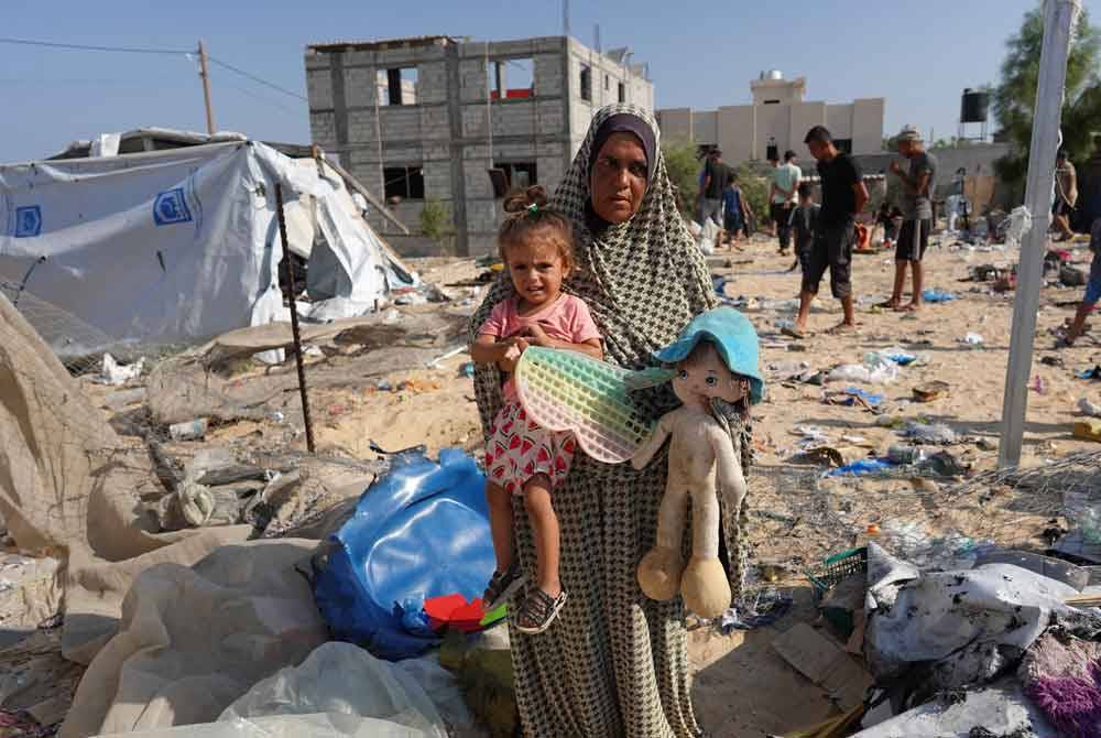 Keadaan 'zon selamat' ciptaan Israel di al-Mawasi yang serba daif.