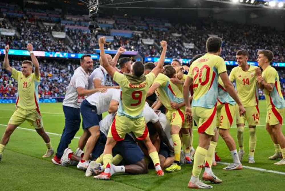 Kemenangan ini menambah kejayaan Sepanyol yang baru sahaja memenangi kejuaraan Eropah. - Foto X/UEFA