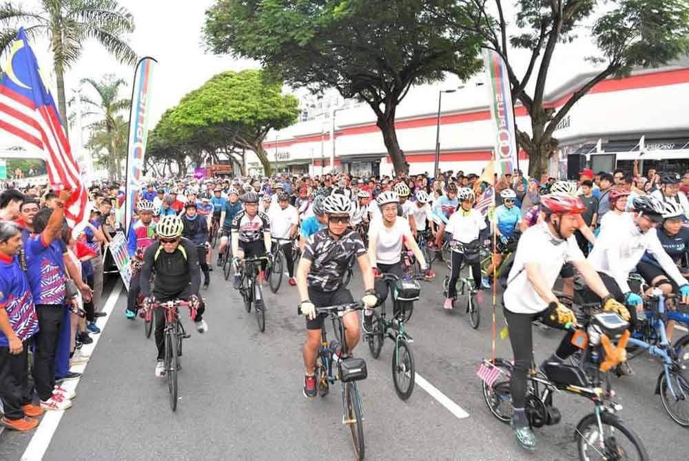 Wheels of wellness antara program yang dijalankan sempena Karnival Sihat Selangor peringkat MBSJ