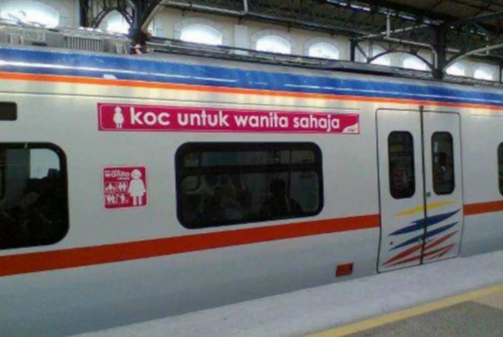 Kementerian Pengangkutan (MOT) sedang merangka hukuman denda melibatkan lelaki yang menceroboh gerabak wanita. Gambar hiasan