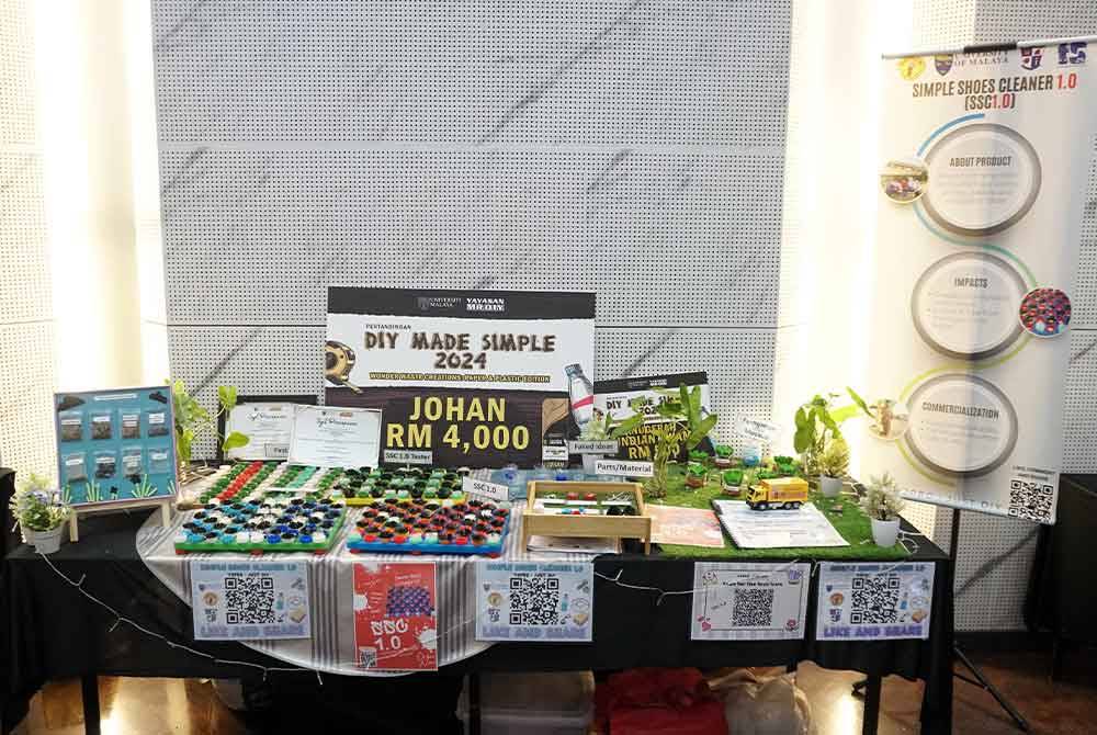 Projek yang dinobatkan sebagai juara iaitu 'Simple Shoe Cleaner 1.0' dari SMK Tinggi St David, Bukit Baru, Melaka.