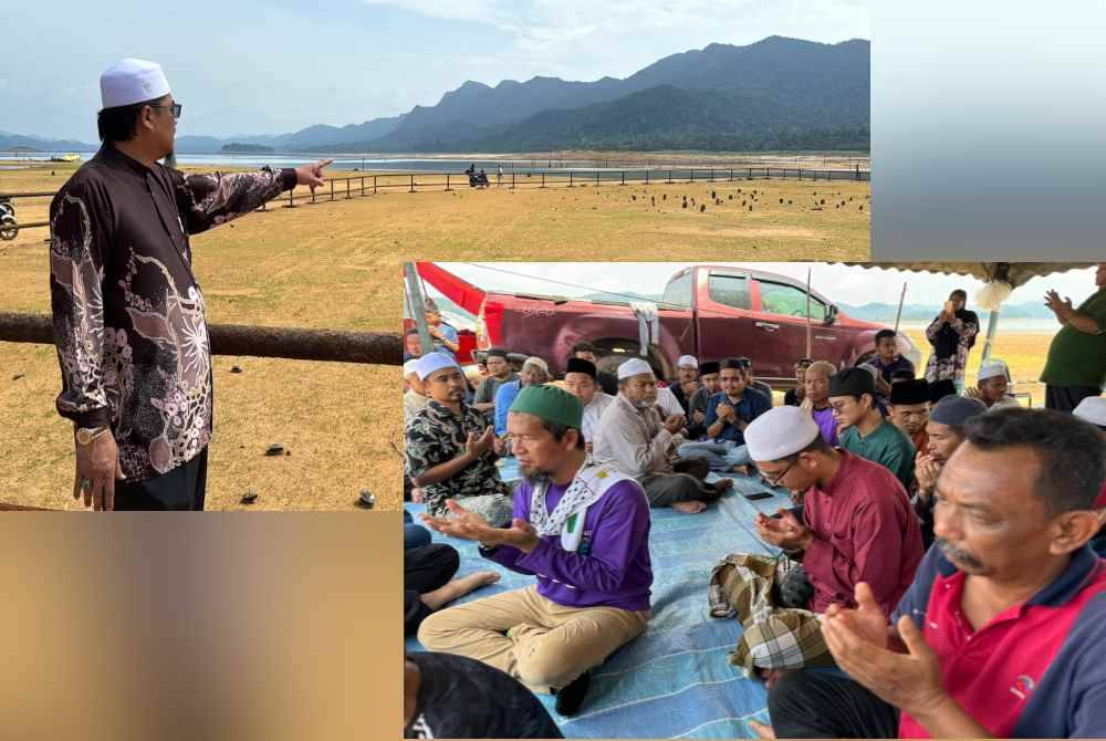 Nurul Amin menunjukkan sebahagian kubur lama yang timbul semula di Kampung Mong Gajah. Lebih 200 waris menyertai majlis tahlil diadakan berhampiran tapak kubur di Kampung Mong Gajah.