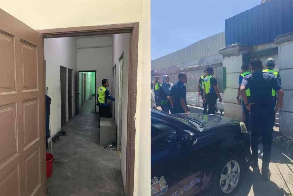 MPS melaksanakan pemeriksaan ke atas kilang e-waste di Segamat, Johor menerusi operasi bersepadu, Khamis lalu.