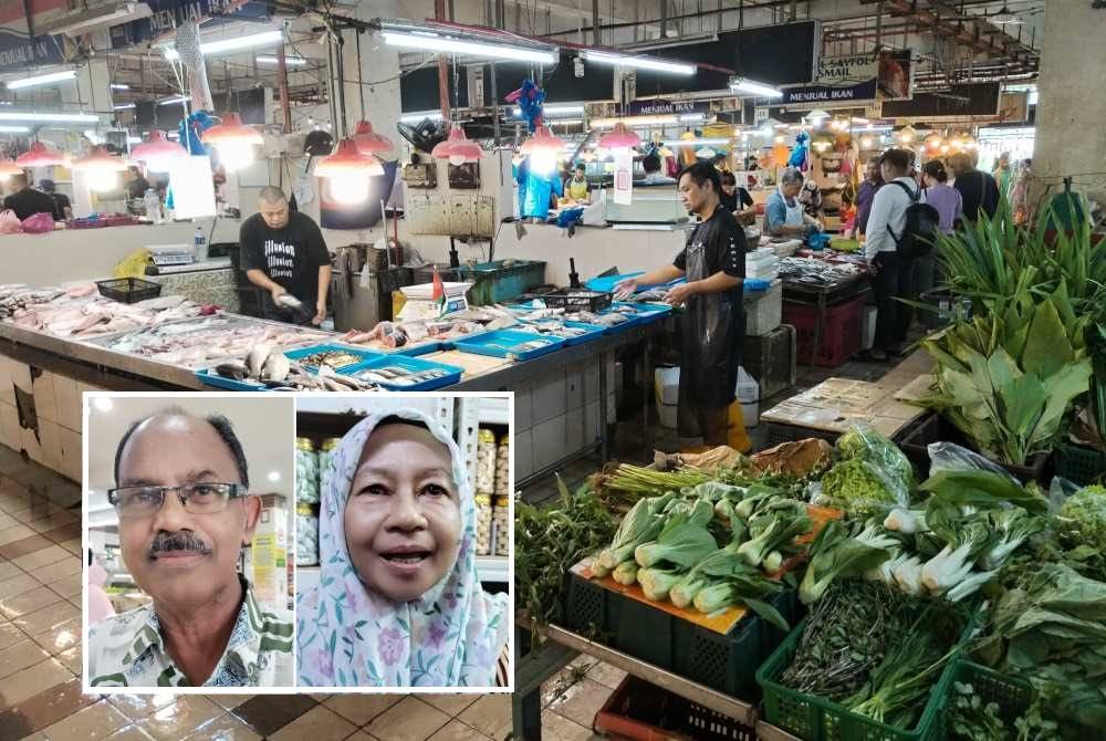 Bekalan bahan mentah tidak akan ada kenaikan an susulan kenaikan gaji penjawat awam. Gambar kecil: Habib, Noorhayati