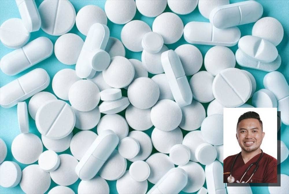 Paracetamol sering digunakan untuk melegakan demam dan sakit-sakit badan ringan oleh masyarakat. (Gambar kecil: Dr Ahmad Samhan) Gambar hiasan