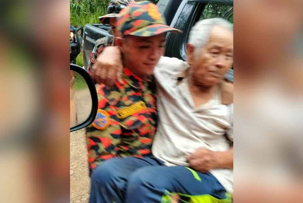 Akun Kalawot ditemukan ditemukan di kawasan kebun halia dalam keadaan lemah.