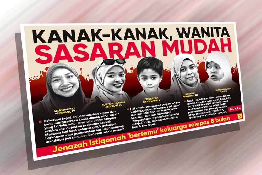 Laporan Sinar Harian pada Selasa.