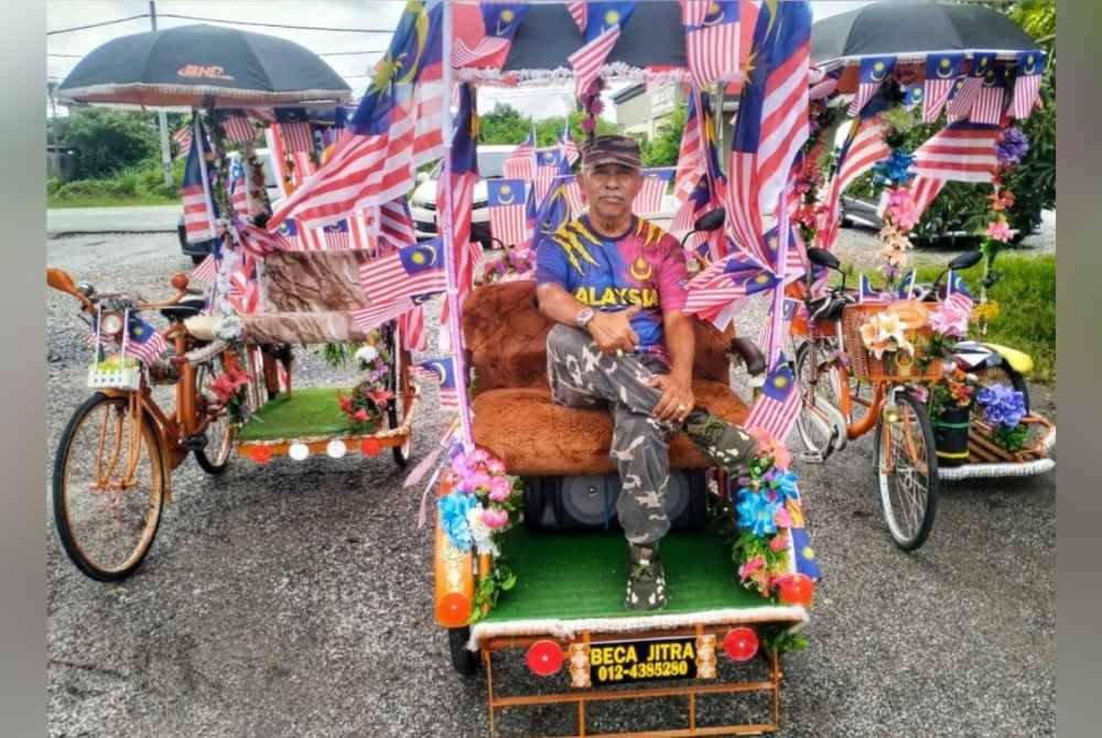 Sambutan orang ramai terhadap becanya setiap kali sambutan hari kebangsaan menyebabkan Yazid menambah koleksi becanya.